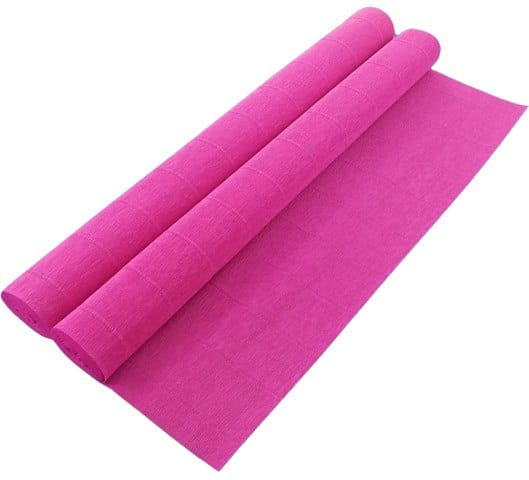Krepina Bibuła dekoracyjna  570 KD  ALIGA  50cm x 2,5m 180g fuksja